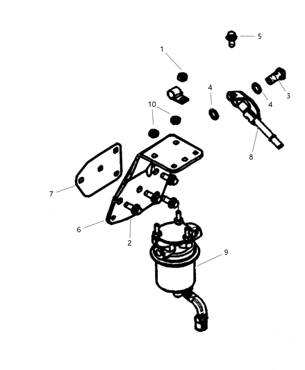 1998 Dodge Ram 2500 Quad & Club Cab Fuel Accessories Diagram 2