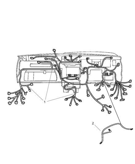 2008 Jeep Commander Wiring Instrument Panel Diagram