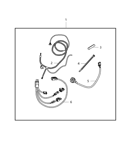 2009 Jeep Commander Wiring-Off Road Diagram for 82211449