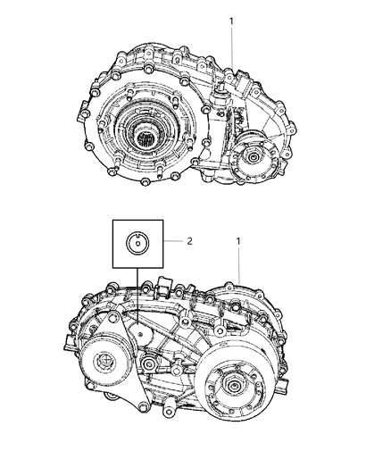 2008 Jeep Wrangler Transfer Case Assembly Diagram 4