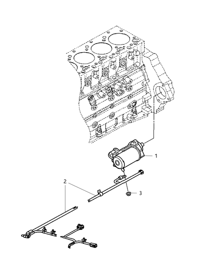 2006 Dodge Ram 3500 Starter Diagram 1