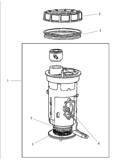 2005 Jeep Wrangler Fuel Module Diagram