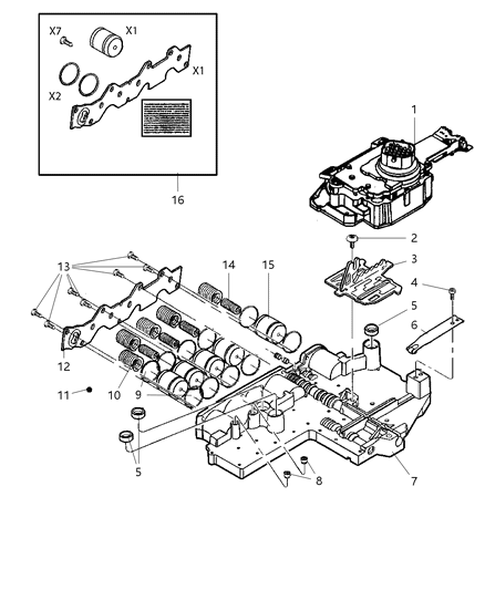 2003 Dodge Durango Valve Body Diagram 2