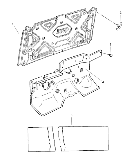 1998 Jeep Grand Cherokee Insulation Diagram