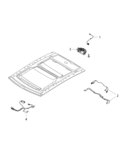 2020 Jeep Renegade Wiring-Jumper Diagram for 68283856AA