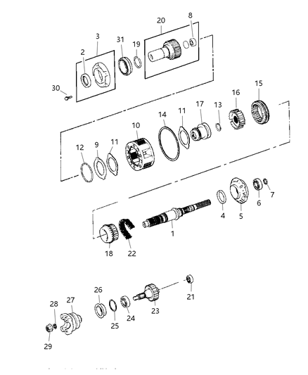 2004 Jeep Wrangler Gear Train Diagram