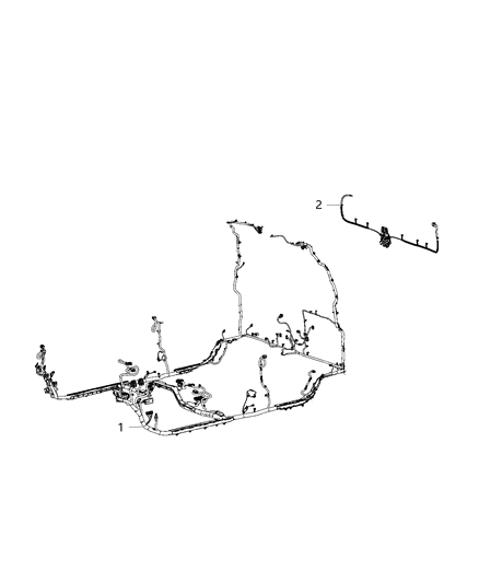 2020 Ram 1500 AM/FM Diagram for 68436661AA