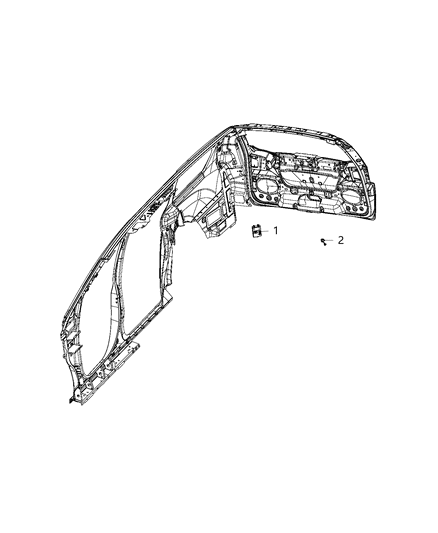 2020 Chrysler Pacifica Modules, Body Diagram 14