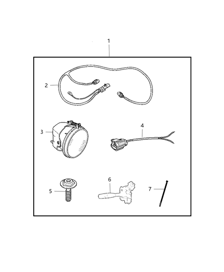 2007 Chrysler Pacifica Fog Lamp Kit Diagram