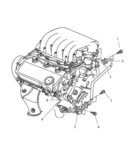 1999 Chrysler Cirrus EGR System Diagram 3