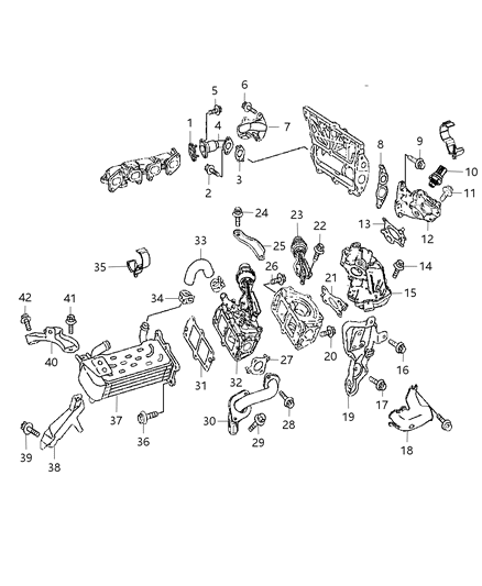 2011 Dodge Caliber EGR Valve Diagram