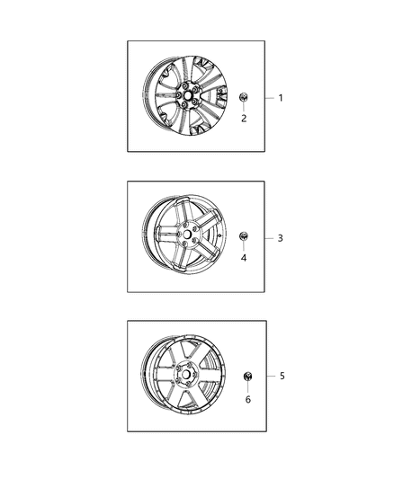 2018 Ram 1500 Wheel Kit Diagram