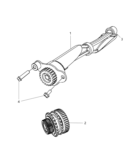 2009 Jeep Grand Cherokee Balance Shafts Diagram 2