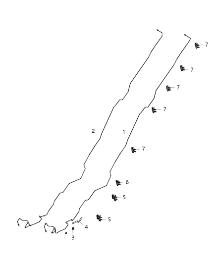 2020 Ram 3500 Line-Brake Diagram for 57008310AB