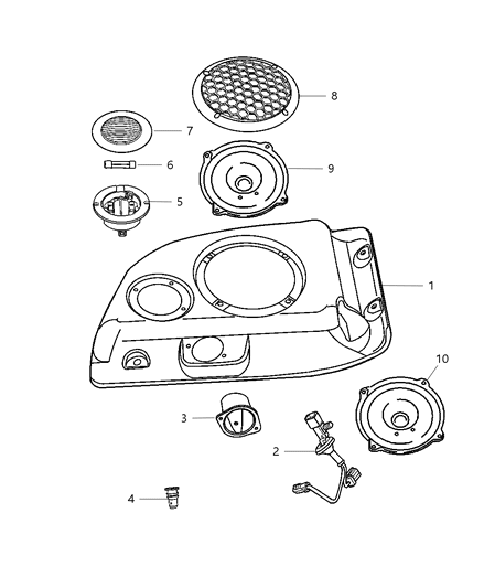 2004 Jeep Wrangler Speakers Diagram