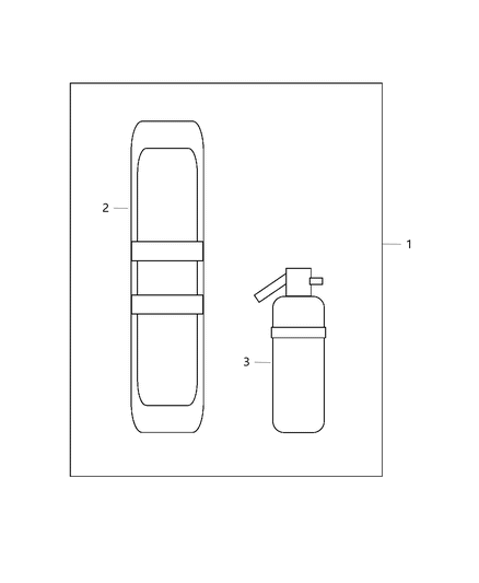 2015 Dodge Challenger Emergency Kit Diagram