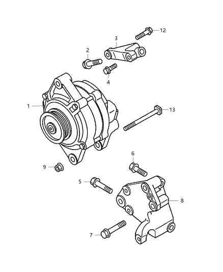 2000 Chrysler Sebring Coupe Alternator Diagram