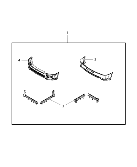 2010 Jeep Compass Body Side Diagram for 68034798AA