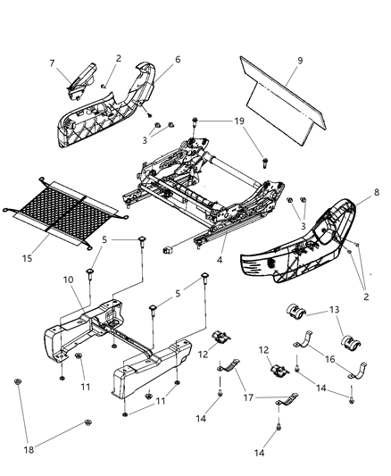 2010 Dodge Grand Caravan Handle-LUMBAR Diagram for 1JB071X9AA