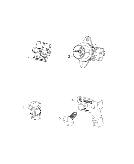 2020 Chrysler 300 Sensors - Body Diagram 2