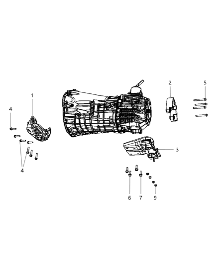 2008 Dodge Nitro Structural Collar Diagram