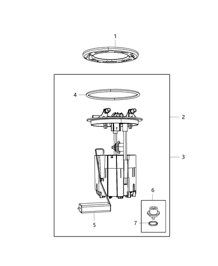 2013 Dodge Grand Caravan Fuel Pump Module Diagram