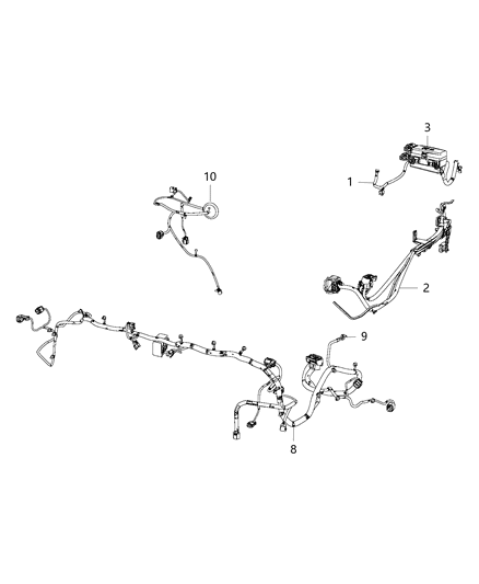 2018 Ram 2500 Front End Module Diagram for 52112279AA