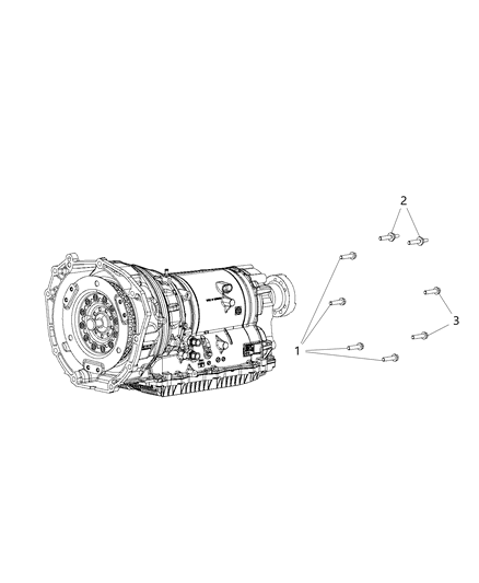 2019 Ram 1500 Mounting Bolts Diagram 1