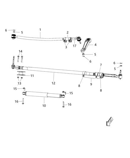 2013 Ram 4500 Steering Linkage Diagram