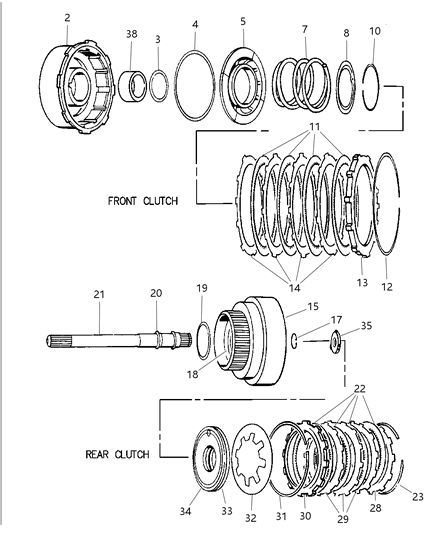 1999 Dodge Ram Wagon Clutch Diagram 1
