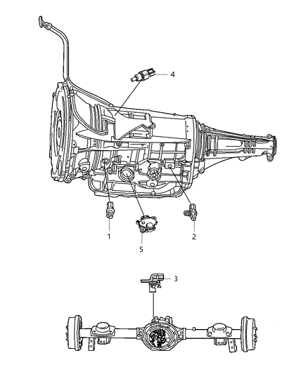 2012 Ram 5500 Sensors - Powertrain Diagram