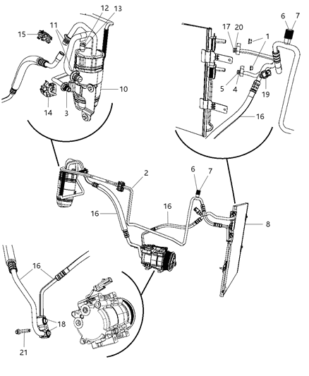 2008 Dodge Ram 5500 Screw-HEXAGON FLANGE Head Diagram for 6508626AA