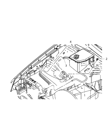 2007 Jeep Grand Cherokee Coolant Tank Diagram