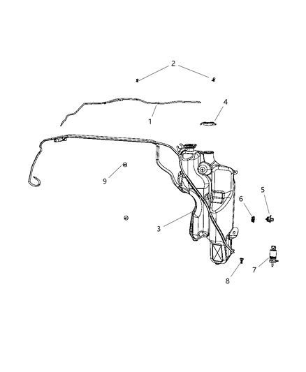 2010 Dodge Ram 3500 Front Washer System Diagram