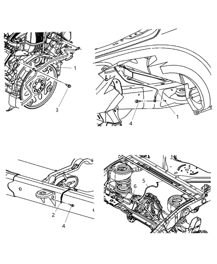 2009 Dodge Durango Ground Straps Diagram