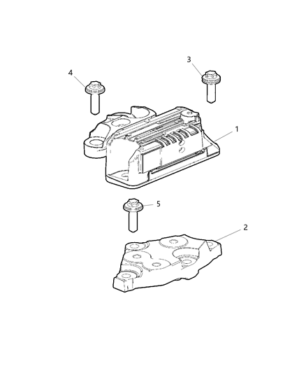 2019 Jeep Renegade Engine Mounting Diagram 4