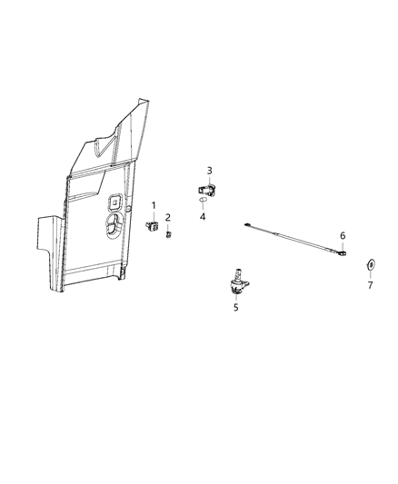 2017 Ram 3500 Lighting, Interior Diagram 2