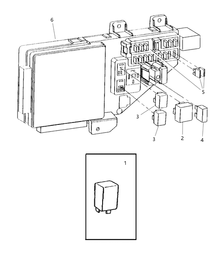 2000 Chrysler Sebring Relays Diagram