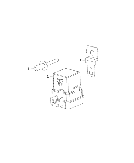 2006 Dodge Grand Caravan Relay, Radiator Fan Diagram