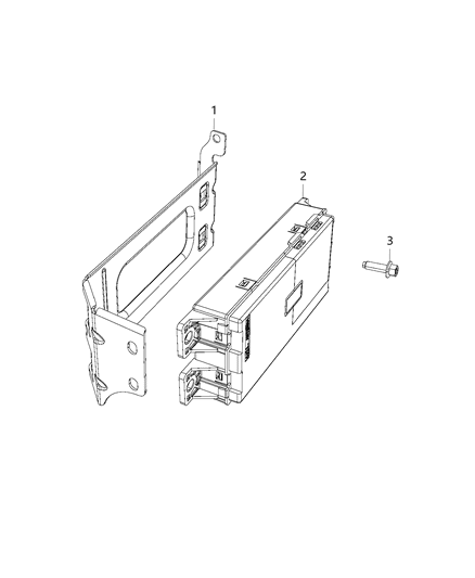 2018 Jeep Wrangler Module, Telematics Communications Diagram