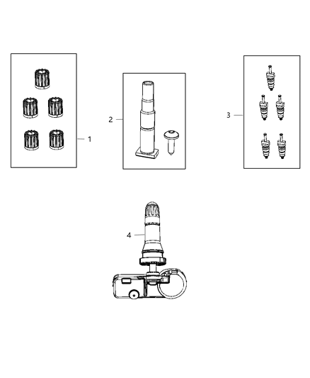 2013 Jeep Wrangler Tire Monitoring System Diagram