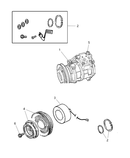 2004 Dodge Neon Compressor Diagram