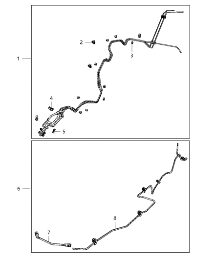 2013 Ram C/V Fuel Line Diagram 1