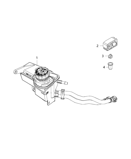 2018 Jeep Renegade Remote Reservoir Diagram