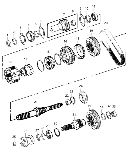 2011 Ram 3500 Gear Train Diagram 1