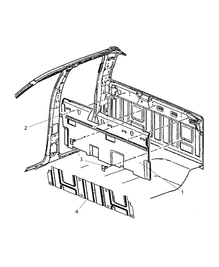 2006 Dodge Ram 1500 Quad Cab Back Silencer Diagram