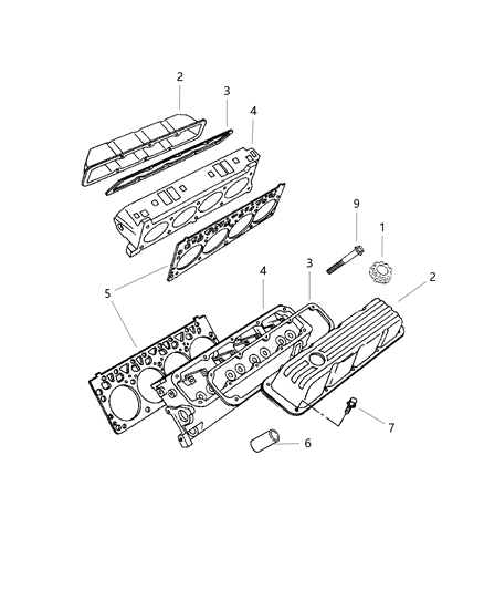 2000 Dodge Ram 3500 Cylinder Head Diagram 1