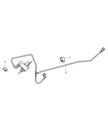 2007 Dodge Sprinter 3500 Tube-Fuel Diagram for 68012825AA