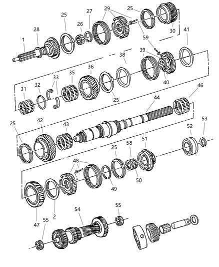 2004 Jeep Liberty Gear Train Diagram 2