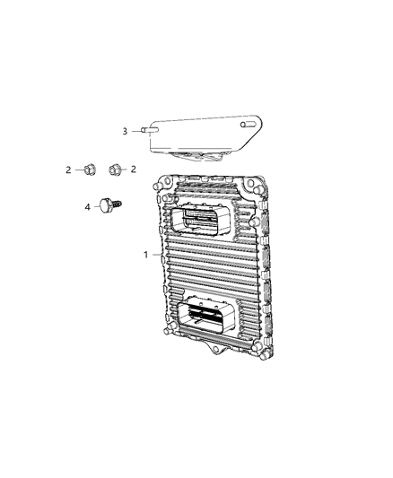 2019 Dodge Charger Module, Engine Control Diagram